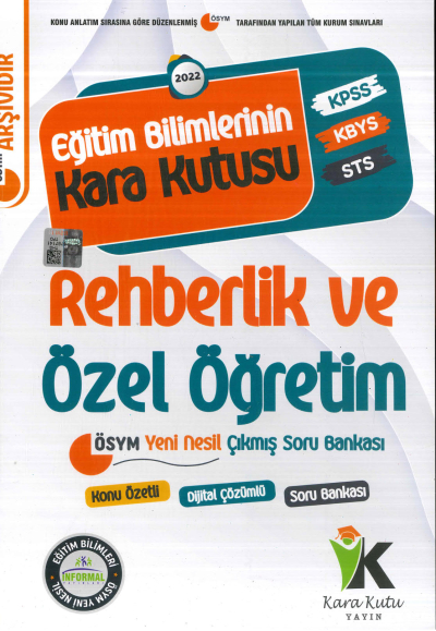 REHBERLİK VE ÖZEL ÖĞRETİM KONU ÖZETLİ DİJİTAL ÇÖZ. SORU BANKASI Fotokopinci -