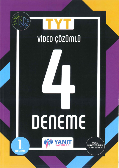 TYT Video Çözümlü 4 Deneme Fotokopinci -