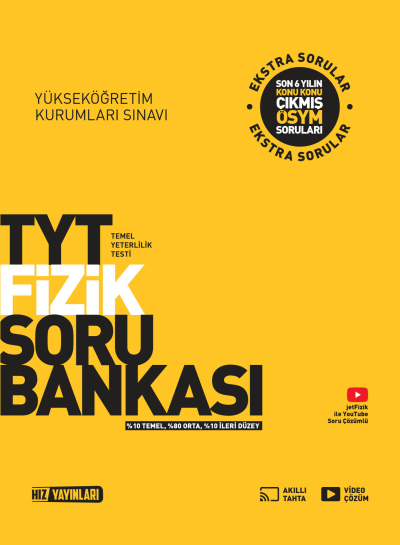 TYT Fizik Soru Bankası Hız Yayınları Fotokopinci -