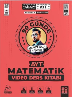 90 GÜNDE AYT MATEMATİK VİDEO DERS KİTABI 2025 MODEL MERT GÜVEN HOCA Fotokopinci -