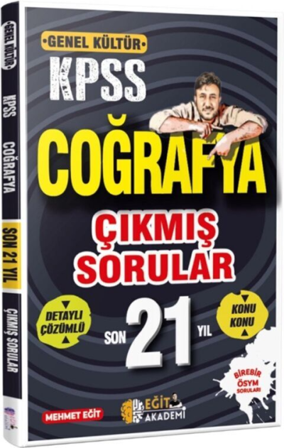 KPSS Coğrafya Son 21 Yıl Çıkmış Sorular Mehmet Eğit Fotokopinci -