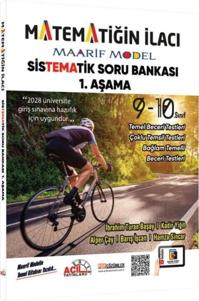 2028 TYT Matematiğin İlacı Maarif Model Sistematik Soru Bankası 1 Acil Yayınları Fotokopinci -