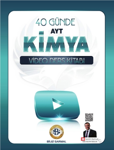 AYT Kimya 40 Günde Video Ders Kitabı Bilgi Sarmal Fotokopinci -
