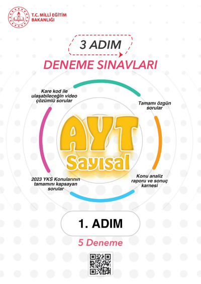 3 ADIM DENEME SINAVLARI AYT SAYISAL 1. ADIM