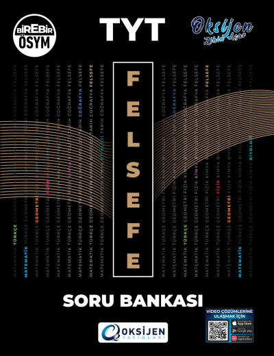 TYT Felsefe Soru Bankası Oksijen Yayınları Fotokopinci -