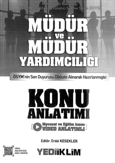 MÜDÜR VE MÜDÜR YARDIMCILIĞI KONU ANLATIMI Fotokopinci -