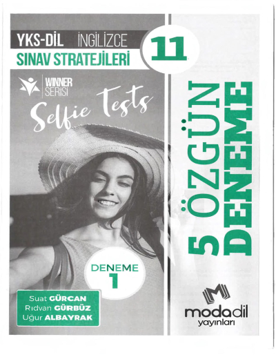 5 ÖZGÜN DENEME YKS-DİL SINAV STRATEJİLERİ 11 WINNER SERİSİ