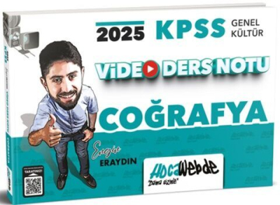 2025 KPSS GK Coğrafya Video Ders Notu HocaWebde Yayınları