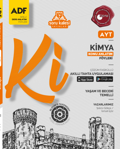 AYT Kimya Konu Anlatım Föyleri Soru Kalesi Yayınları Fotokopinci -