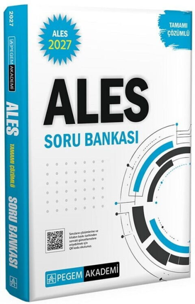2027 ALES Tamamı Çözümlü Soru Bankası Pegem Akademi Yayıncılık Fotokopinci -