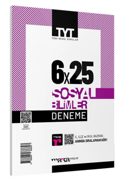 2024 TYT Sosyal Bilimler 6 Deneme Tamamı Video Çözümlü Fotokopinci -
