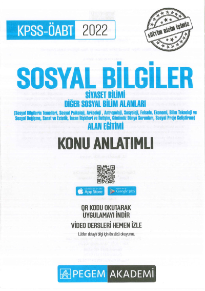 SOSYAL BİLGİLER SİYASET BİLİMİ - DİĞER SOSYAL BİLİM ALANLARI KONU ANLATIMLI Fotokopinci -
