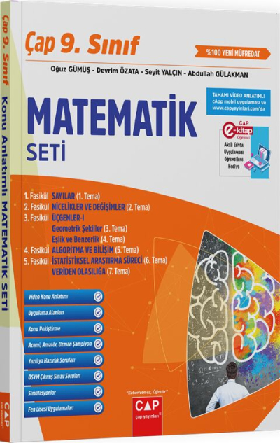 9. Sınıf Matematik Seti Çap Yayınları