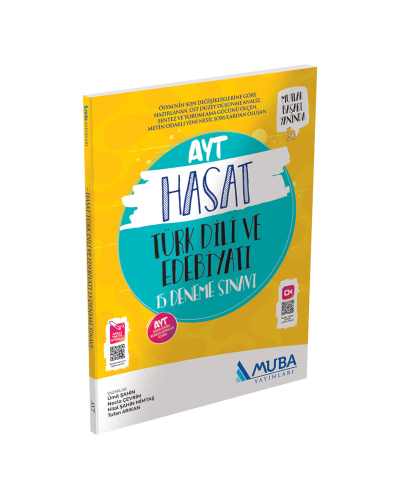 AYT Türk Dili ve Edebiyatı Hasat 15 Deneme Sınavı Muba Yayınları Fotokopinci -