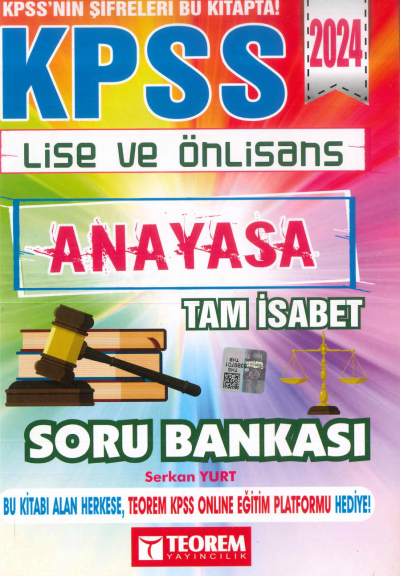 ANAYASA TAM İSABET SORU BANKASI Fotokopinci -