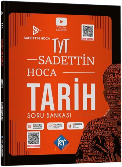 Sadettin Hoca TYT Tarih Soru Bankası KR Akademi Fotokopinci -