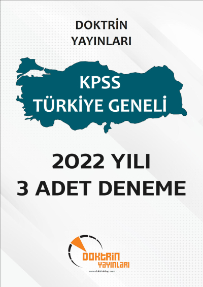 DOKTRİN 3 ADET DENEME Fotokopinci -