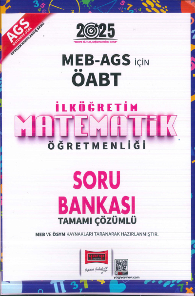 2025 MEB AGS ÖABT İlköğretim Matematik Öğretmenliği Tamamı Çözümlü Soru Bankası Yargı Yayınları