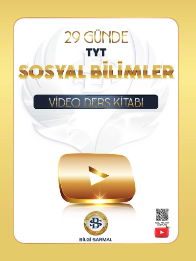 TYT Sosyal Bilimler 29 Günde Video Ders Kitabı Bilgi Sarmal Fotokopinci -