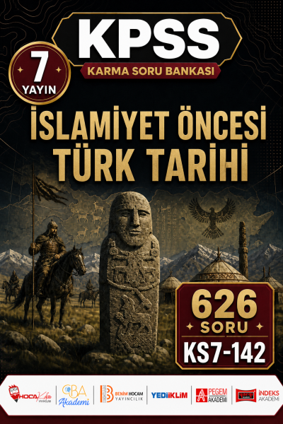 İslamiyet Öncesi Türk Tarihi 7 Yayın 626 Soru Fotokopinci -