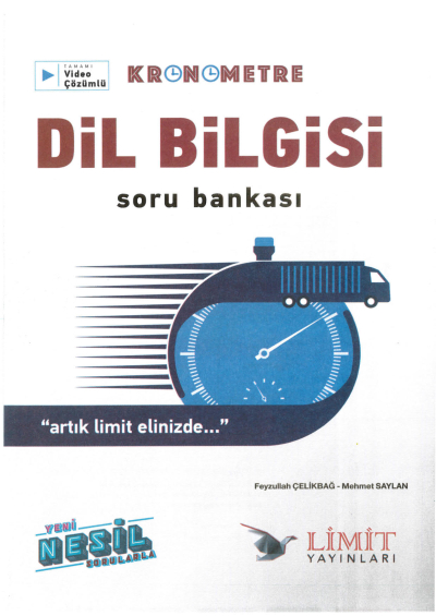 KRONOMETRE DİL BİLGİSİ SORU BANKASI Fotokopinci -