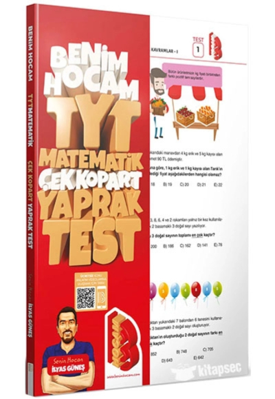 TYT Matematik Çek Kopar Yaprak Test Fotokopinci -