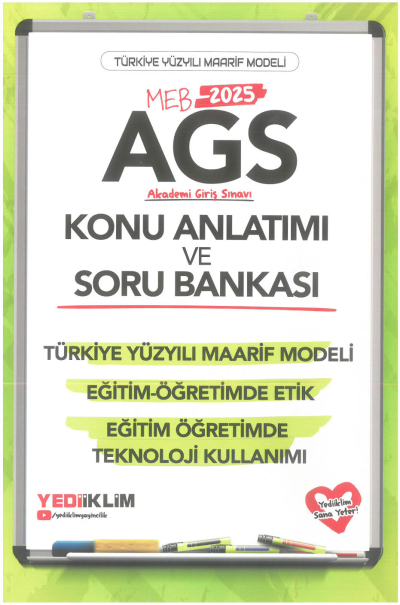 MEB-AGS Konu Anlatımı ve Soru Bankası Türkiye Yüzyılı Maarif Modeli Eğitim Öğretimde Etik Eğitim Öğretimde Teknoloji Kullanımı Yediiklim Yayınları Fotokopinci -