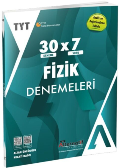 TYT Fizik 30x7 Branş Denemeleri Alternatif Yayıncılık