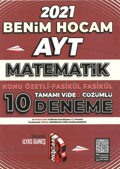 2021 AYT Matematik Konu Özetli Fasikül Fasikül Tamamı Video Çözümlü 10 Deneme Sınavı Fotokopinci -