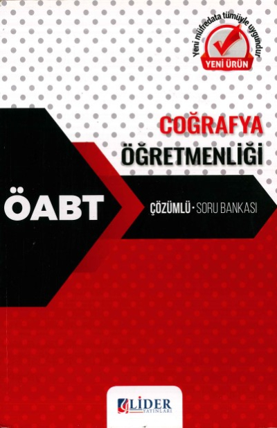 COĞRAFYA ÖĞRETMENLİĞİ ÇÖZÜMLÜ SORU BANKASI Fotokopinci -