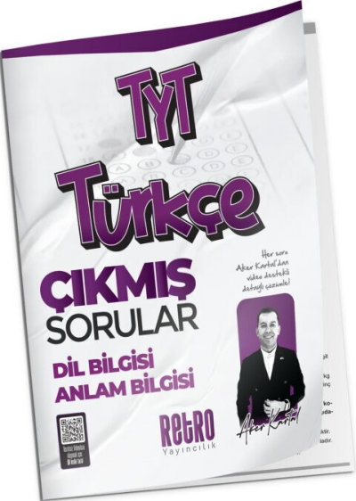 Aker Kartal TYT Türkçe Konu Konu Çıkmış Sorular Retro Yayıncılık Fotokopinci -