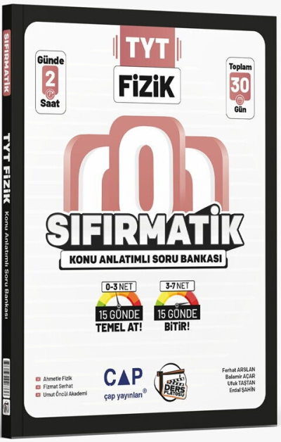 TYT Fizik Sıfırmatik Konu Anlatımlı Soru Bankası Ders Platosu Fotokopinci -