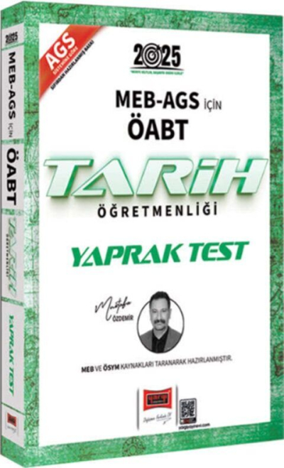 2025 MEB AGS ÖABT Tarih Öğretmenliği Yaprak Test Yargı Yayınları Fotokopinci -