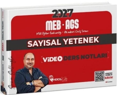 MEB-AGS Sayısal Yetenek Video Ders Notları - Güven Göllüoğlu Hoca Kafası Yayınları Fotokopinci -