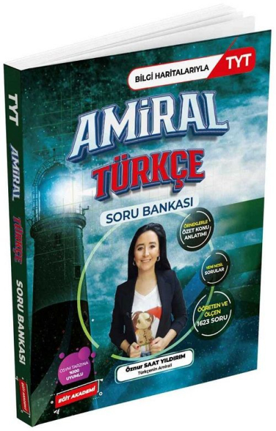TYT Amiral Bilgi Haritalarıyla Türkçe Soru Bankası Mehmet Eğit Fotokopinci -