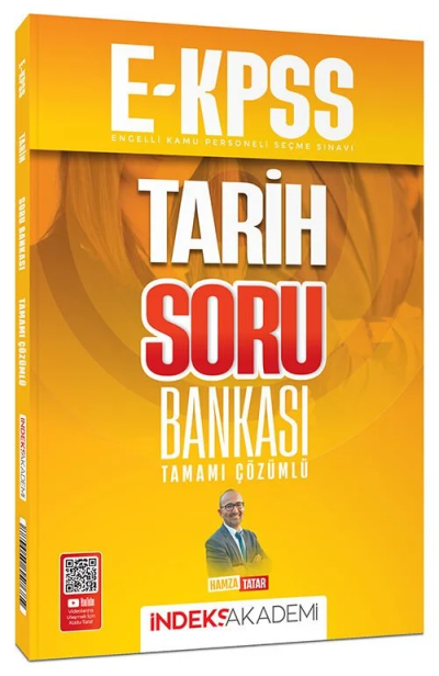 2026 EKPSS Tarih Soru Bankası Çözümlü - Hamza Tatar İndeks Akademi Yayıncılık Fotokopinci -
