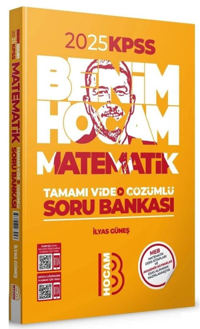 Benim Hocam Yayınları 2025 KPSS Matematik Tamamı Video Çözümlü Soru Bankası Fotokopinci -