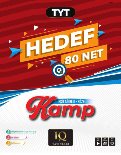 TYT Hedef 80 Eşit Ağırlık Sözel Kamp IQ Yayınları Fotokopinci -