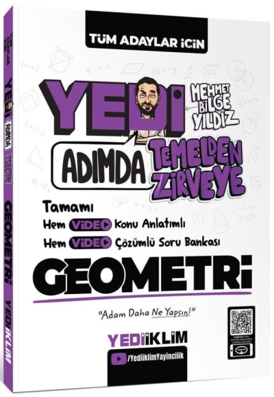 YEDİ ADIMDA TEMELDEN ZİRVEYE GEOMETRİ YEDİİKLİM YAYINLARI Fotokopinci -