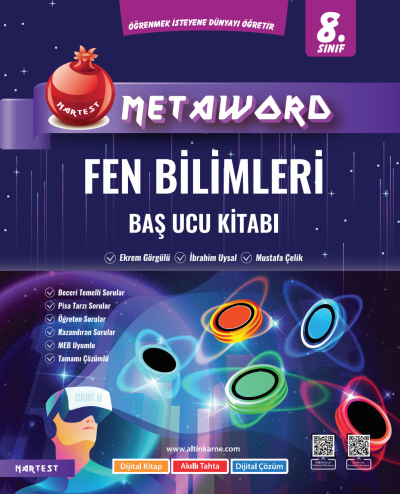 8. Sınıf Fen Bilimleri Metaword Baş Ucu Kitabı Nartest Yayınları