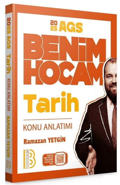 2025 MEB-AGS Tarih Konu Anlatımı Ramazan Yetgin Benim Hocam Yayınları Fotokopinci -