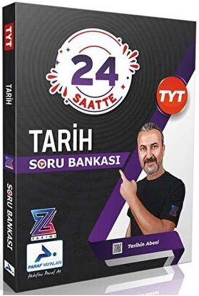 TYT Tarih 24 Saatte Soru Bankası PRF Paraf Yayınları Fotokopinci -