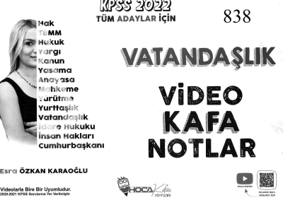 VATANDAŞLIK VİDEO KAFA NOTLAR Fotokopinci -