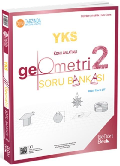 YKS Geometri Konu Anlatımlı Soru Bankası 2. Kitap ÜçDörtBeş Yayınları Fotokopinci -