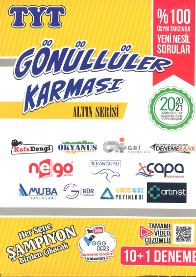 TYT Deneme Altın Serisi 10+1 Fotokopinci -