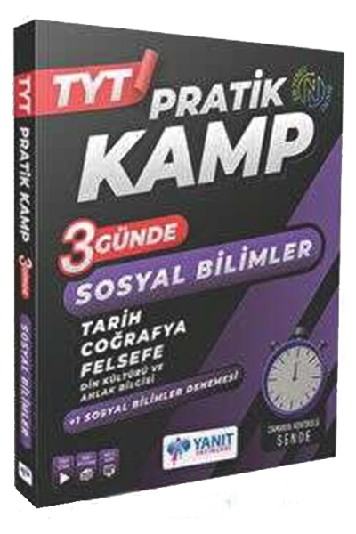 TYT Pratik Kamp 3 Günde Sosyal Bilimler Yanıt Yayınları Fotokopinci -