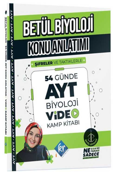 Betül Biyoloji Konu Anlatımı 54 Günde AYT Biyoloji Video Kamp Kitabı Fotokopinci -