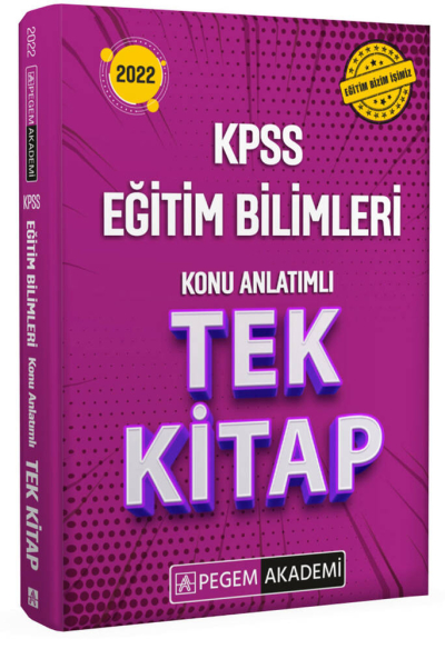 2022 KPSS Eğitim Bilimleri Konu Anlatımlı Tek Kitap Fotokopinci -