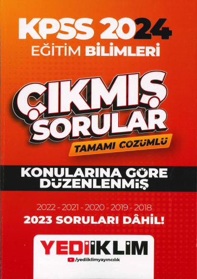 2018-2023 ÇIKMIŞ SORULAR TAMAMI ÇÖZÜMLÜ (KONULARINA GÖRE DÜZENLENMİŞ) Fotokopinci -