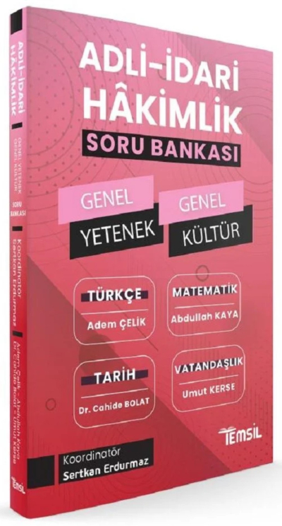 Temsil Adli İdari Hakimlik Genel Yetenek Genel Kültür Soru Bankası Temsil Kitap Yayınları Fotokopinci -